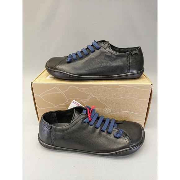 Camper Peu Cami Black 20848-218 Lace Up Nubuck Shoes Women’s US Size 5 - Picture 2 of 9